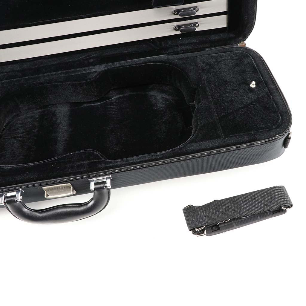 Koffer für Violine Modell JWC-565-4/4-B in Schwarz / Schwarz